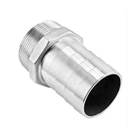Stainless Steel Fitting - 2" Male NPT X 2" OD Barb