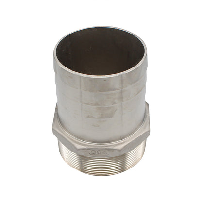 Stainless Steel Fitting - 4" Male NPT X 4" OD Barb