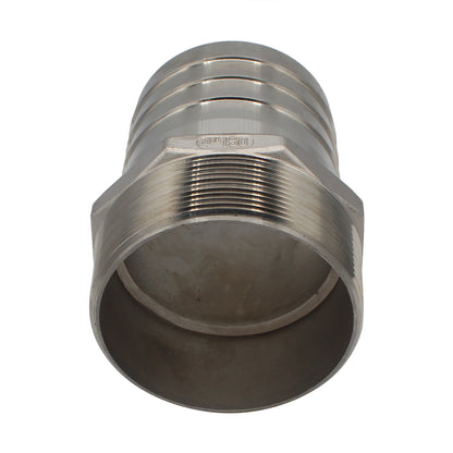 Stainless Steel Fitting - 4" Male NPT X 4" OD Barb
