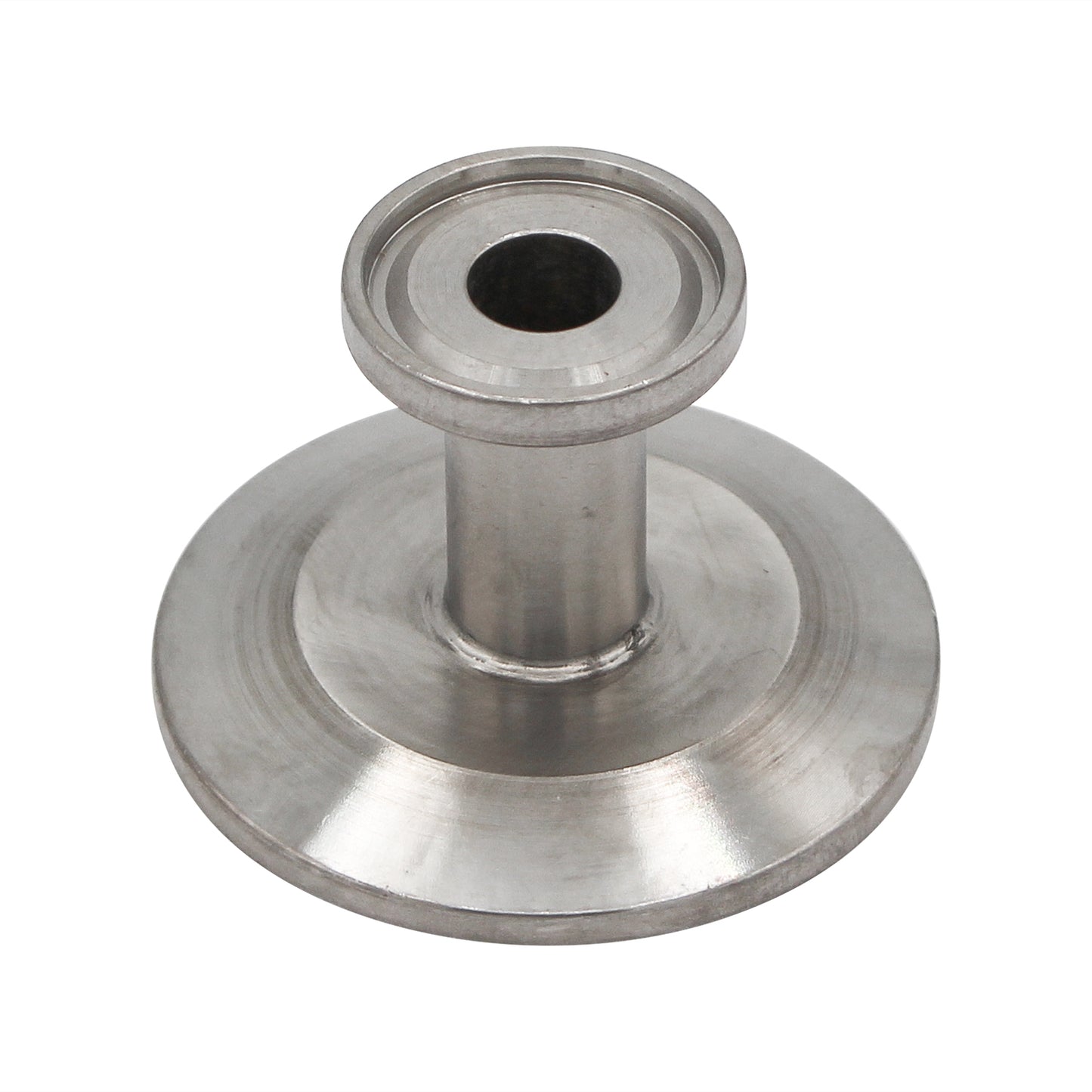 1.5" X 1/2" Tri Clamp Cap Reducer - Tri Clover Sanitary Stainless Steel Fitting