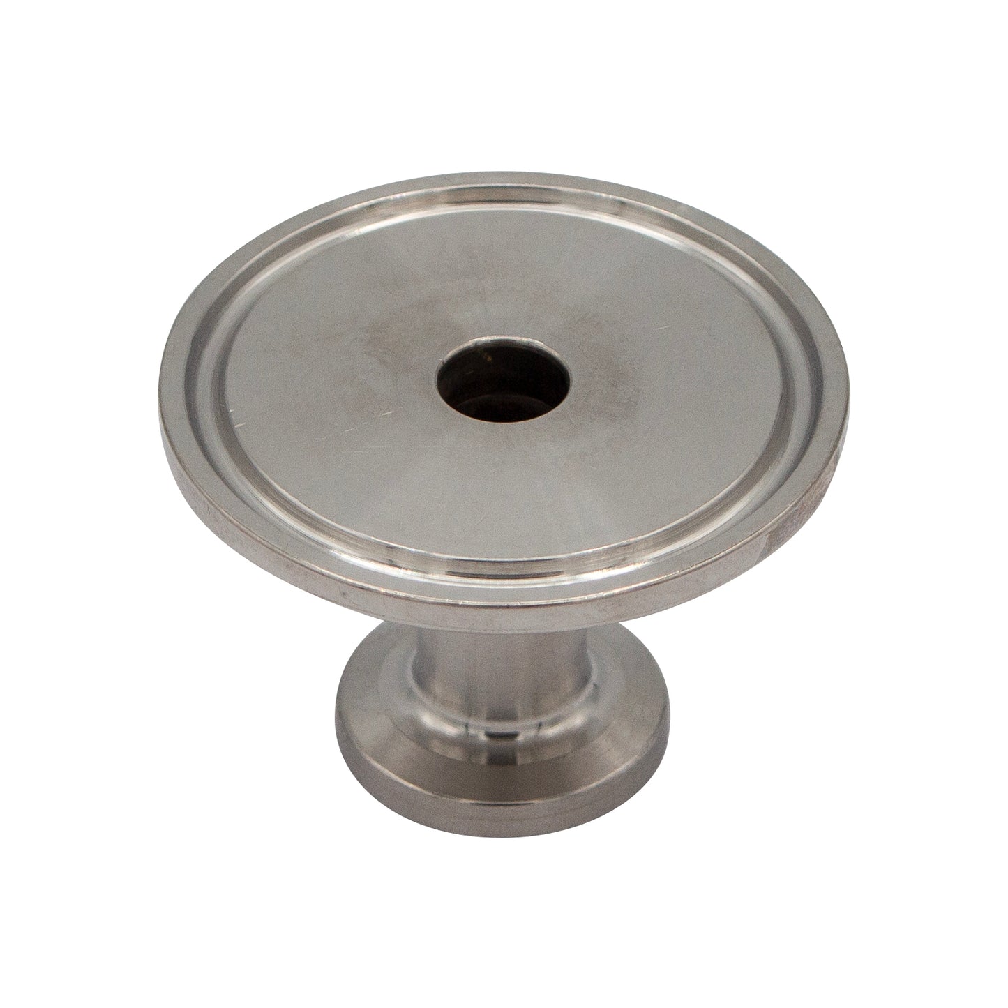 1.5" X 1/2" Tri Clamp Cap Reducer - Tri Clover Sanitary Stainless Steel Fitting