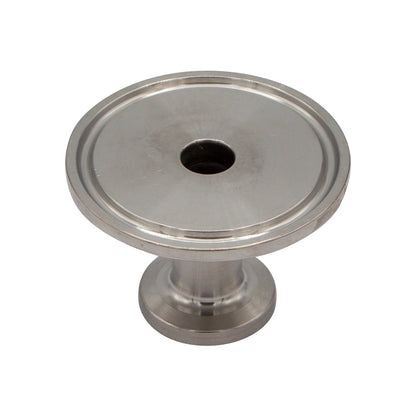 1.5" X 1/2" Tri Clamp Cap Reducer - Tri Clover Sanitary Stainless Steel Fitting