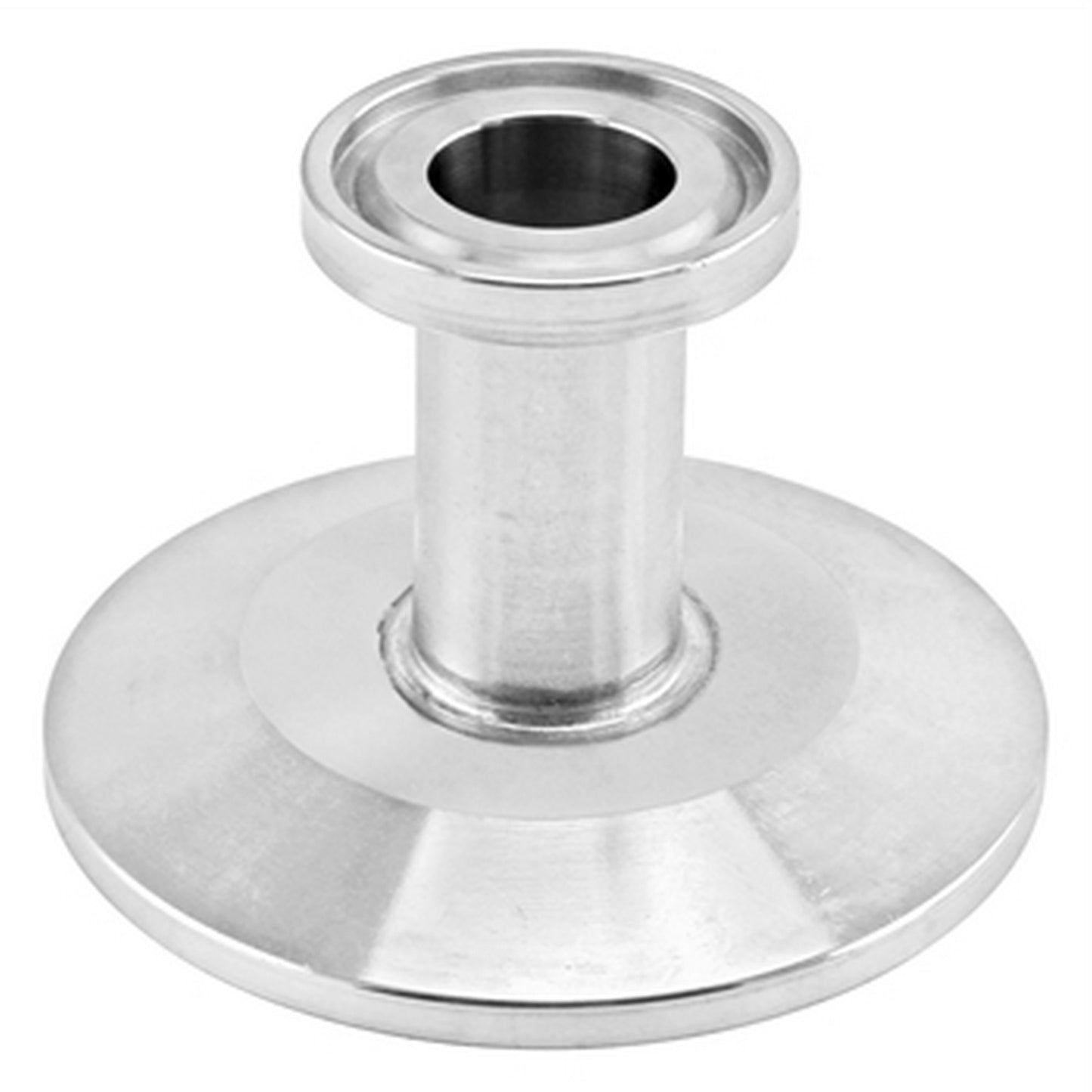 Stainless Steel Tri-Clover Concentric Cap Reducer - 1.5" TC X 1/2" TC