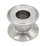 Stainless Steel Tri-Clover Cap Reducer - 1.5" TC X 1" TC