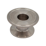 Stainless Steel Tri-Clover Cap Reducer - 2" TC X 1" TC
