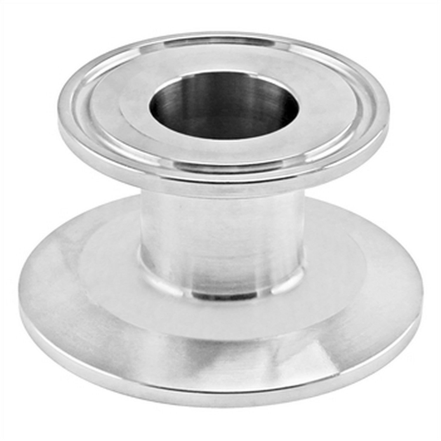 Stainless Steel Tri-Clover Concentric Cap Reducer - 2" TC X 1" TC