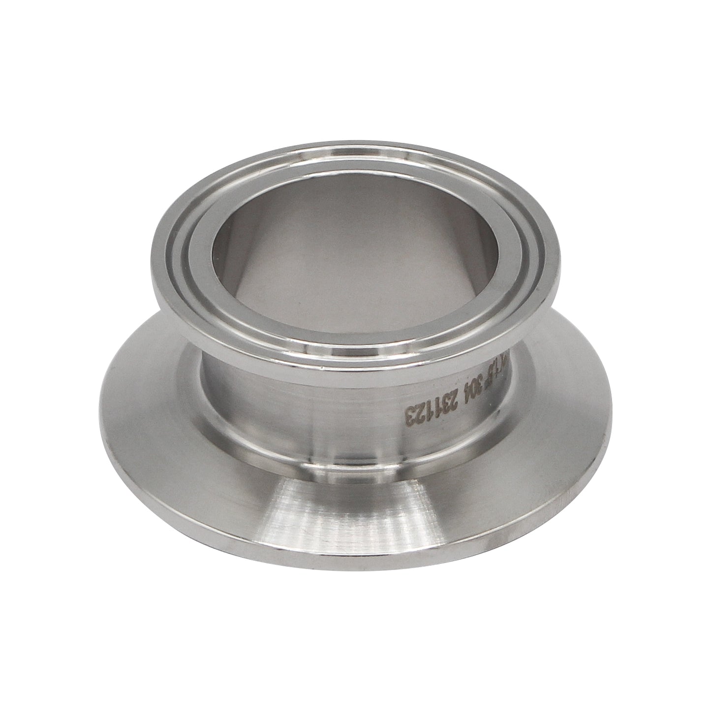 2" X 1.5" Tri Clamp Cap Reducer - Tri Clover Sanitary Stainless Steel Fitting