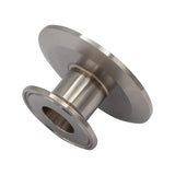 Stainless Steel Tri-Clover Cap Reducer - 2.5" TC X 1" TC
