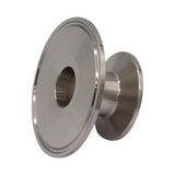 Stainless Steel Tri-Clover Cap Reducer - 2.5" TC X 1" TC