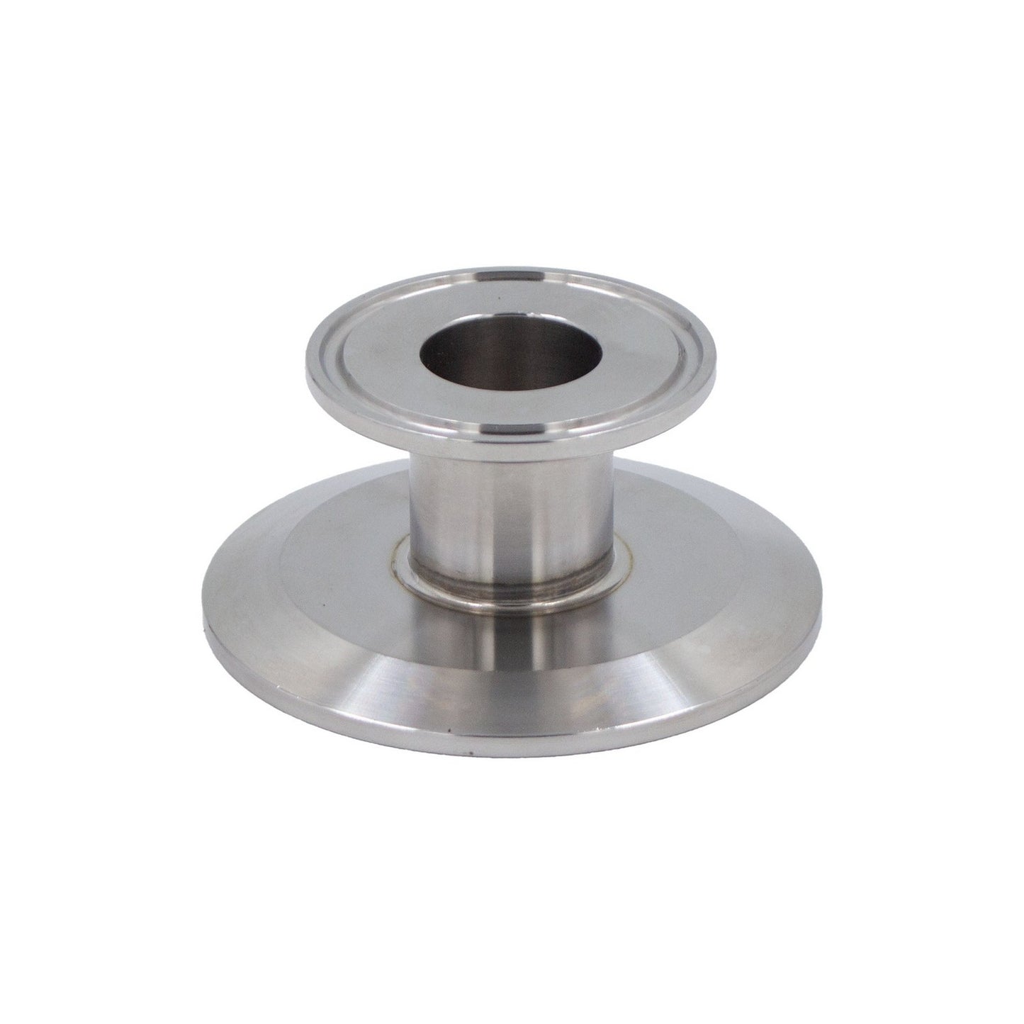 Stainless Steel Tri-Clover Cap Reducer - 2.5" TC X 1" TC
