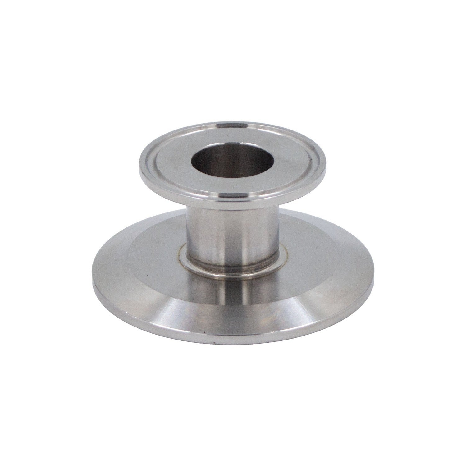 Stainless Steel Tri-Clover Cap Reducer - 2.5" TC X 1" TC