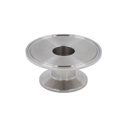 Stainless Steel Tri-Clover Cap Reducer - 2.5" TC X 1" TC