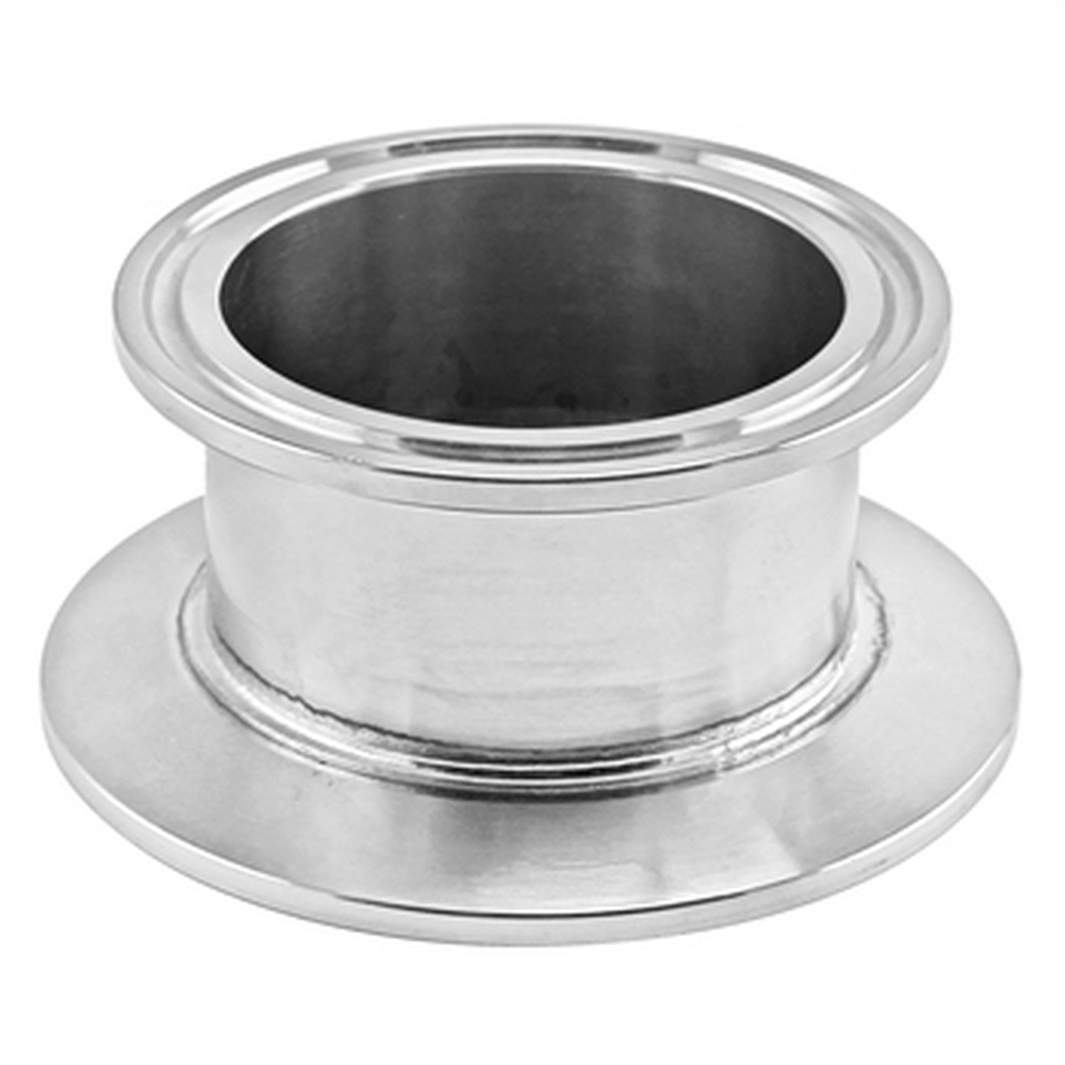 Stainless Steel Tri-Clover Concentric Cap Reducer - 2.5" TC X 2" TC