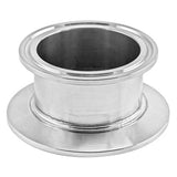 Stainless Steel Tri-Clover Concentric Cap Reducer - 2.5" TC X 2" TC