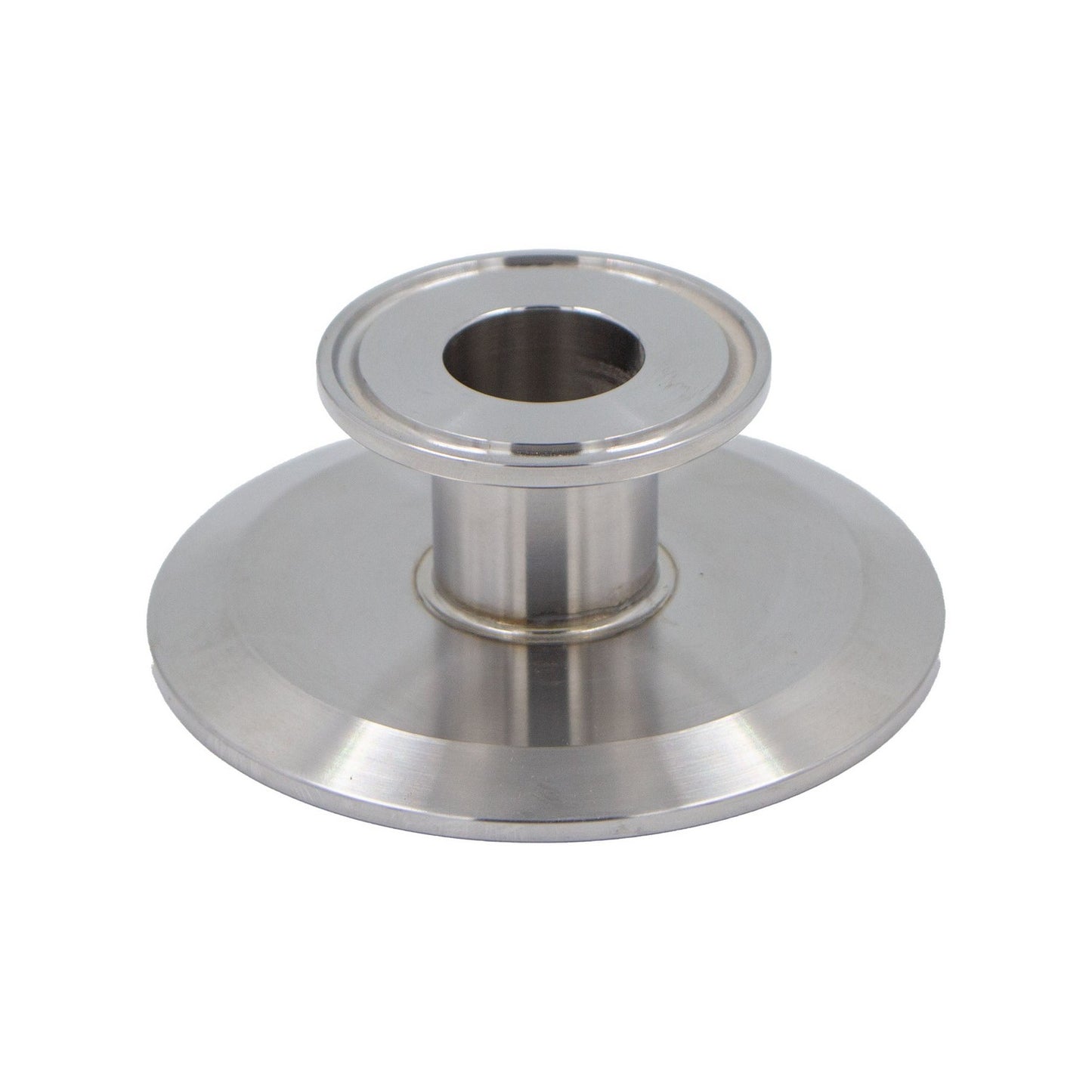 Stainless Steel Tri-Clover Cap Reducer - 3" TC X 1" TC