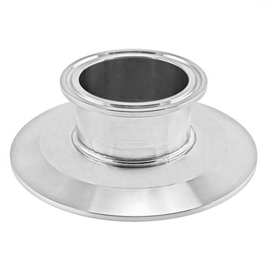 Stainless Steel Tri-Clover Concentric Cap Reducer - 4" TC X 2" TC