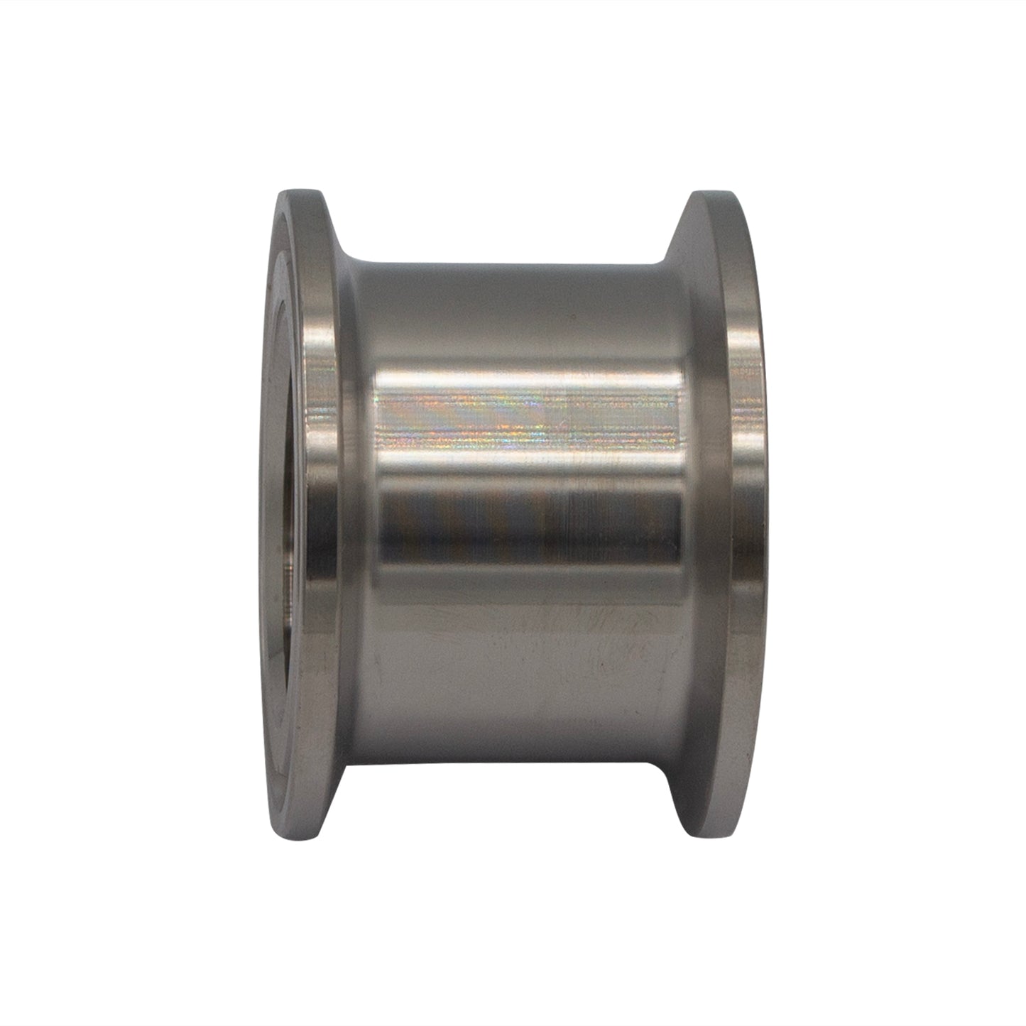 1.5" TC X 1" Tri Clamp Threaded Cap Reducer (1" NPS Threaded) - Tri Clover Sanitary Stainless Steel Fitting
