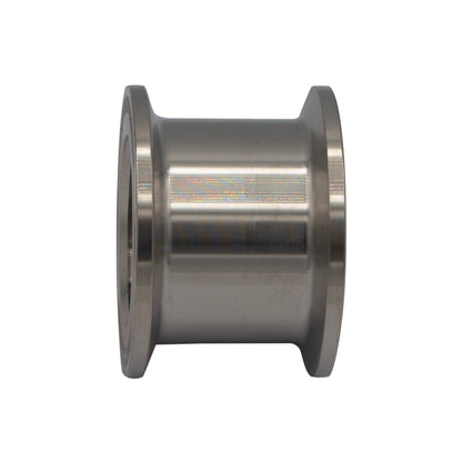 1.5" TC X 1" Tri Clamp Threaded Cap Reducer (1" NPS Threaded) - Tri Clover Sanitary Stainless Steel Fitting