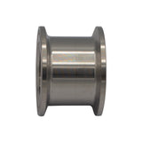 Stainless Steel Tri-Clover Threaded Cap Reducer - 1.5" TC X 1" TC (1" NPS)