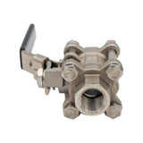 Blichmann Stainless Steel 3/8" Female NPT 3-Piece Ball Valve