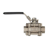 Blichmann Stainless Steel 3/8" Female NPT 3-Piece Ball Valve