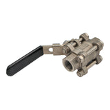 Blichmann Stainless Steel 3/8" Female NPT 3-Piece Ball Valve
