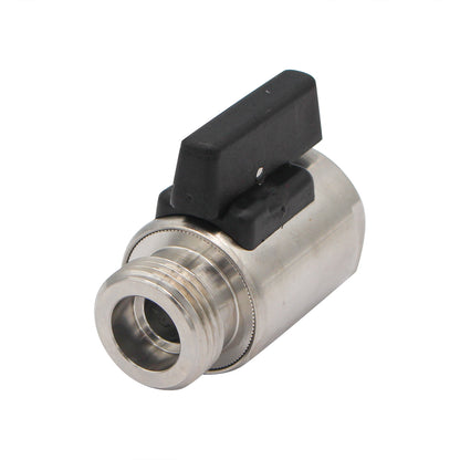Micro Matic Stainless Steel Straight Beer Shut Off Valve - 5/8" BSP [7419-1]