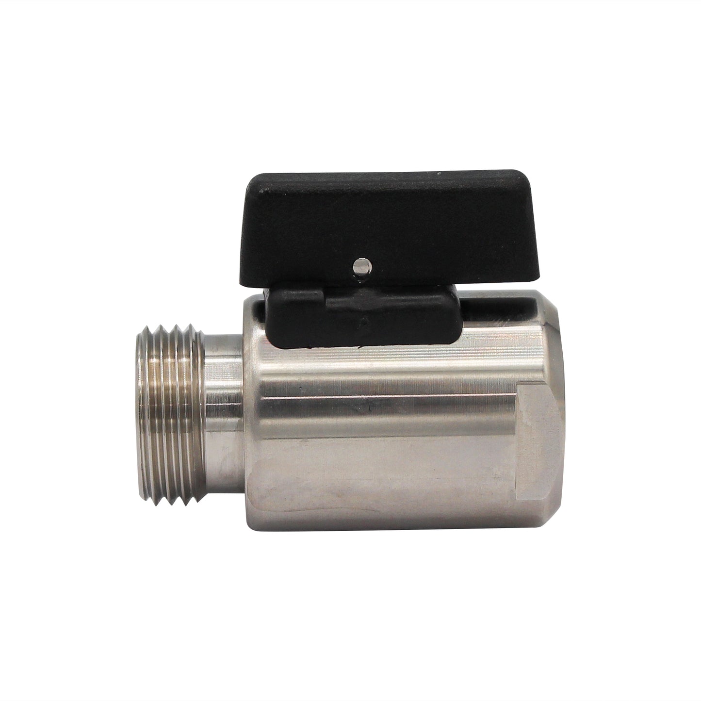 Micro Matic Stainless Steel Straight Beer Shut Off Valve - 5/8" BSP [7419-1]