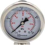Ss Brewtech Stainless Steel Tri-Clover Pressure Gauge - 1.5" TC (0-60 PSI)