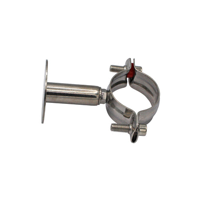 Kegland 2" Tri Clamp Extension Pipe Bracket Hanger - Tri Clover Sanitary Stainless Steel -  Canuck Homebrew Supply, Canada