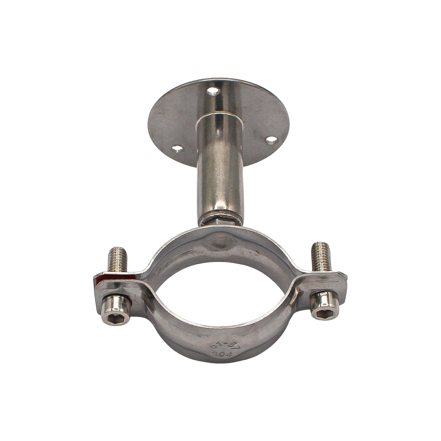 Kegland 2" Tri Clamp Extension Pipe Bracket Hanger - Tri Clover Sanitary Stainless Steel -  Canuck Homebrew Supply, Canada