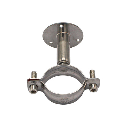 Kegland 2" Tri Clamp Extension Pipe Bracket Hanger - Tri Clover Sanitary Stainless Steel -  Canuck Homebrew Supply, Canada
