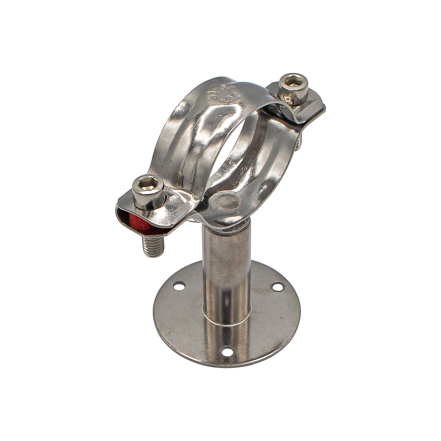 Kegland 2" Tri Clamp Extension Pipe Bracket Hanger - Tri Clover Sanitary Stainless Steel -  Canuck Homebrew Supply, Canada