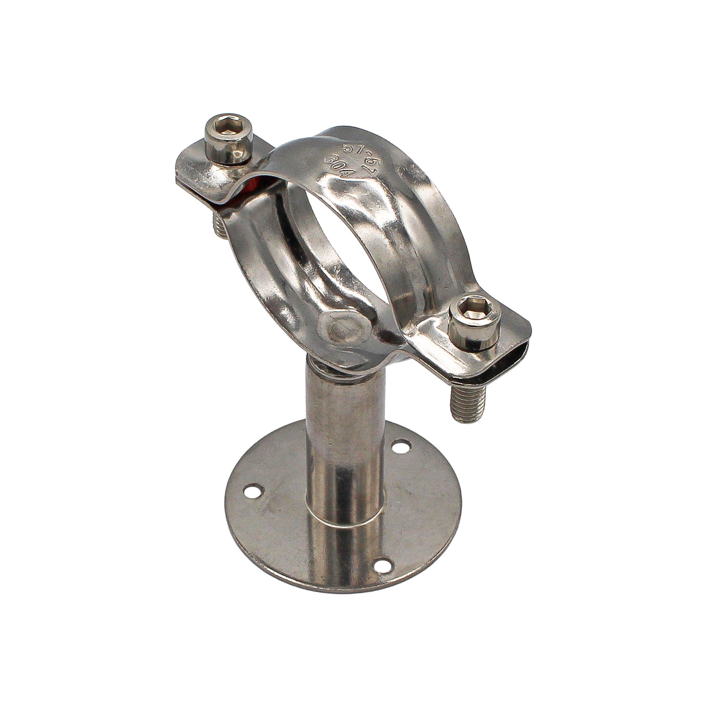 Kegland 2" Tri Clamp Extension Pipe Bracket Hanger - Tri Clover Sanitary Stainless Steel -  Canuck Homebrew Supply, Canada