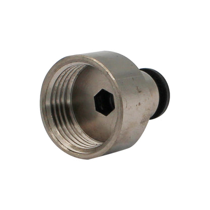 Kegland Monotight Stainless Steel (Push-In) Fitting - 7/8"-14 (5/8" Female BSP) X 5/16" (8mm)