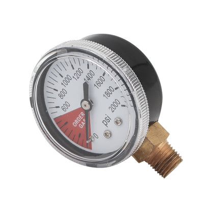 High Pressure Gauge (0-2000 PSI | Right)