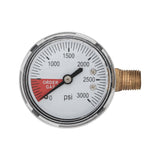 High Pressure Gauge (0-3000 PSI | Left)