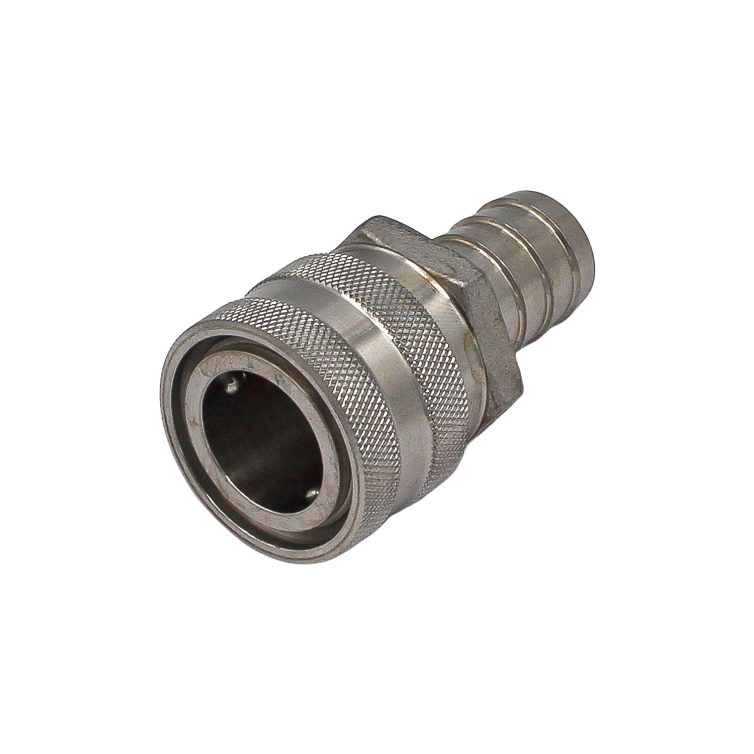 Stainless Steel Quick Disconnect Fitting - Female QD X 5/8" OD Barb -  Canuck Homebrew Supply, Canada