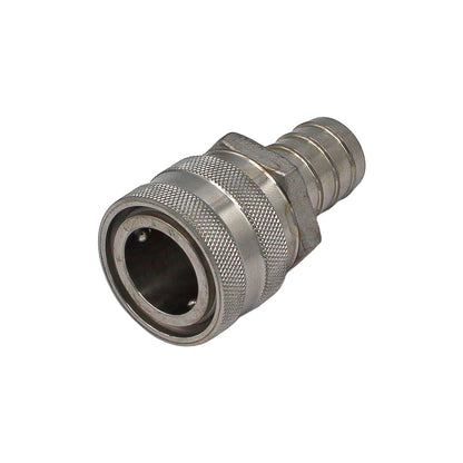 Stainless Steel Quick Disconnect Fitting - Female QD X 5/8" OD Barb -  Canuck Homebrew Supply, Canada