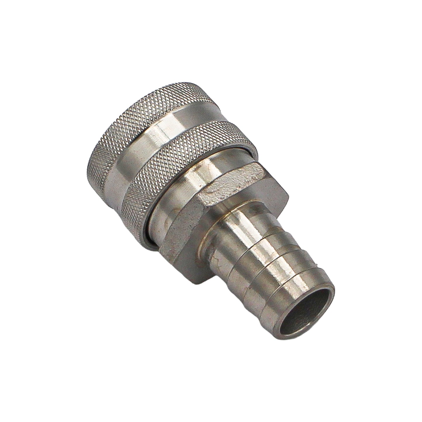 Stainless Steel Quick Disconnect Fitting - Female QD X 5/8" OD Barb -  Canuck Homebrew Supply, Canada
