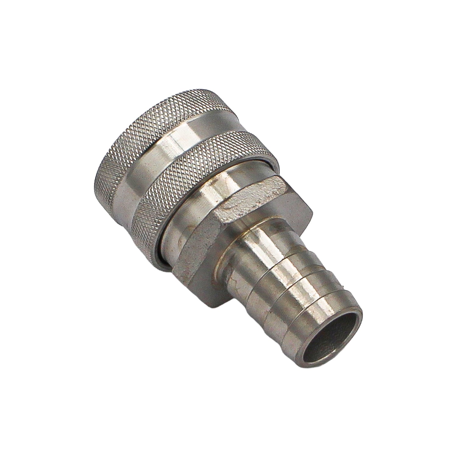 Stainless Steel Quick Disconnect Fitting - Female QD X 5/8" OD Barb -  Canuck Homebrew Supply, Canada