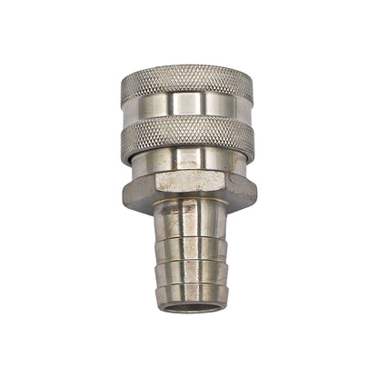 Stainless Steel Quick Disconnect Fitting - Female QD X 5/8" OD Barb -  Canuck Homebrew Supply, Canada