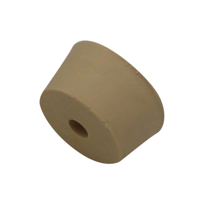 Drilled No. 9 Rubber Stopper