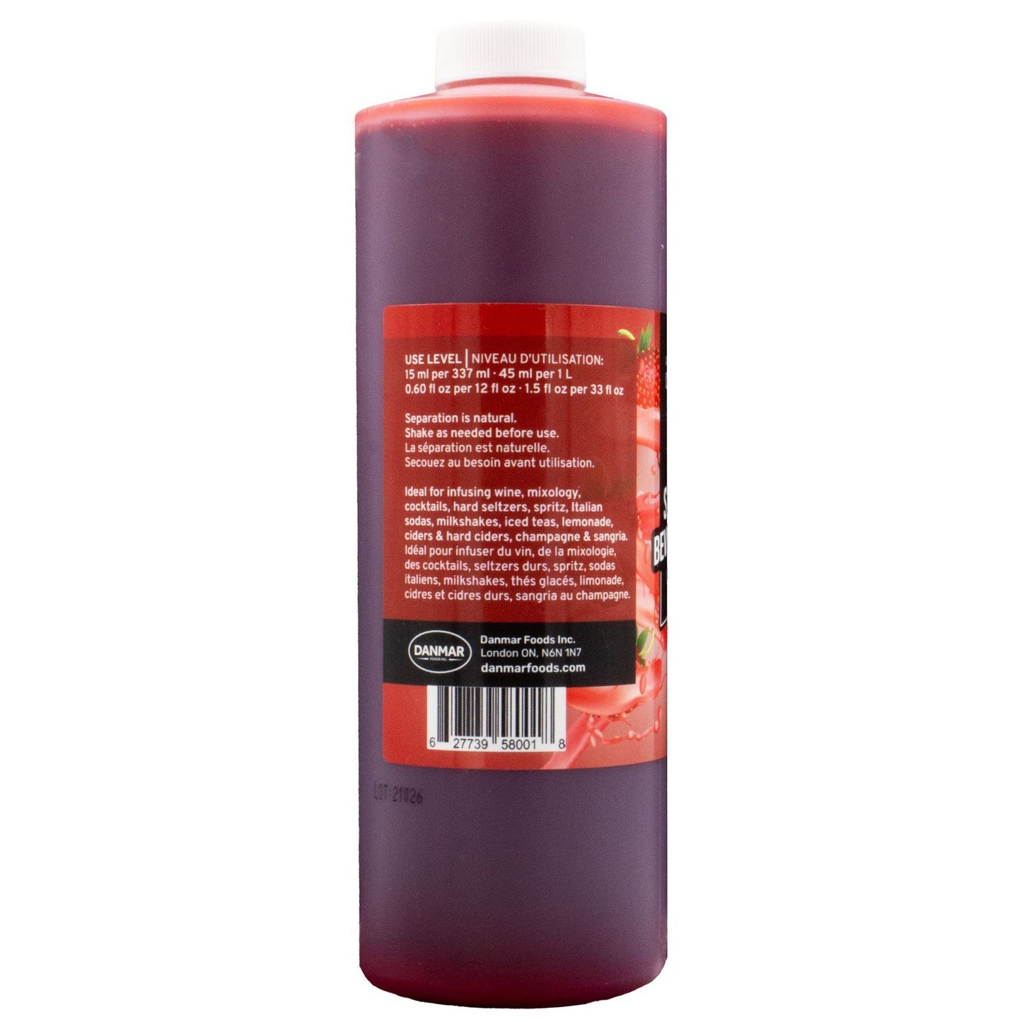 Strawberry Beverage Infusion - 500ml