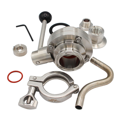 Blichmann 1.5" Tri-Clover Butterfly Valve Whirlpool Kit