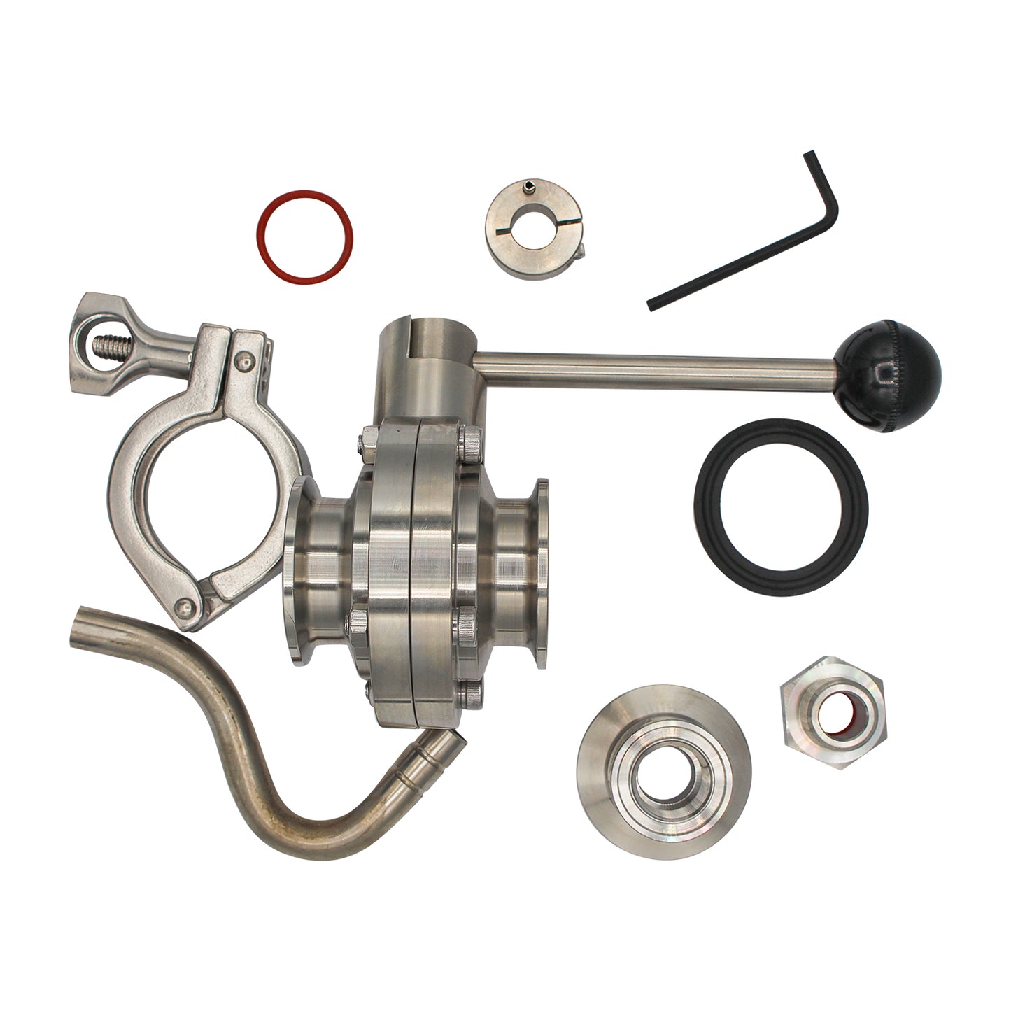 Blichmann 1.5" Tri-Clover Butterfly Valve Whirlpool Kit