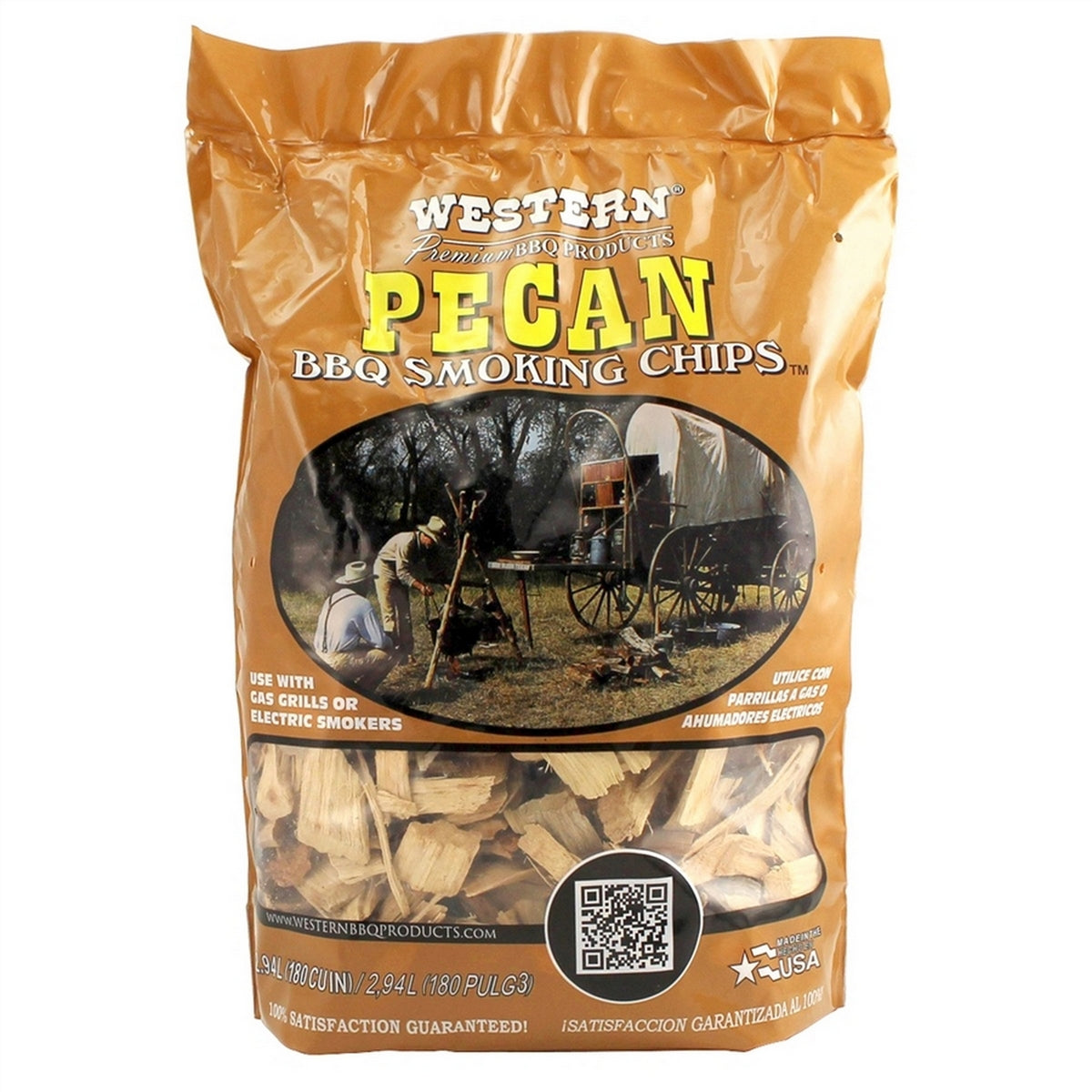 Bayou Classic Western BBQ Smoking Chips - Pecan [500-620]