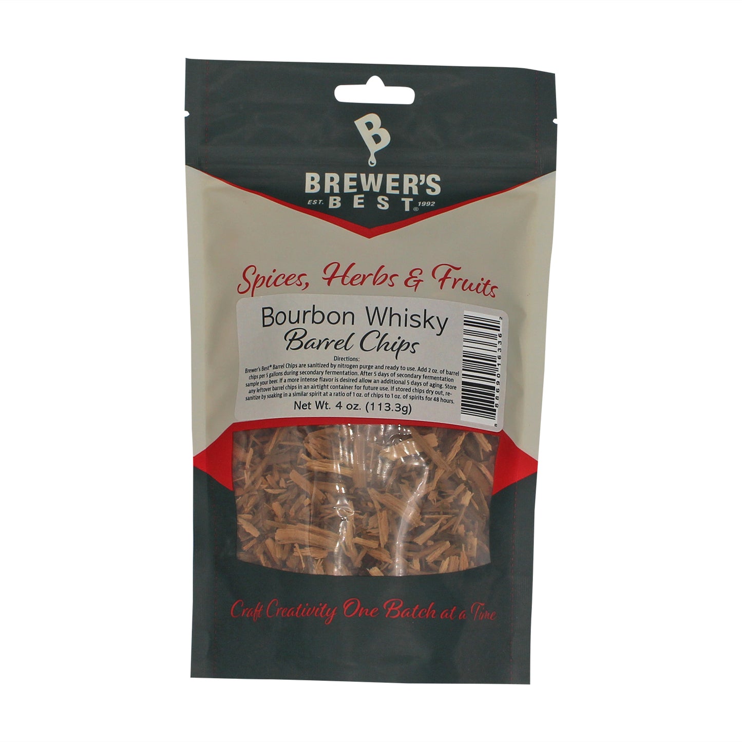 Brewer's Best Whisky Barrel Chips - 4 oz (113 g)