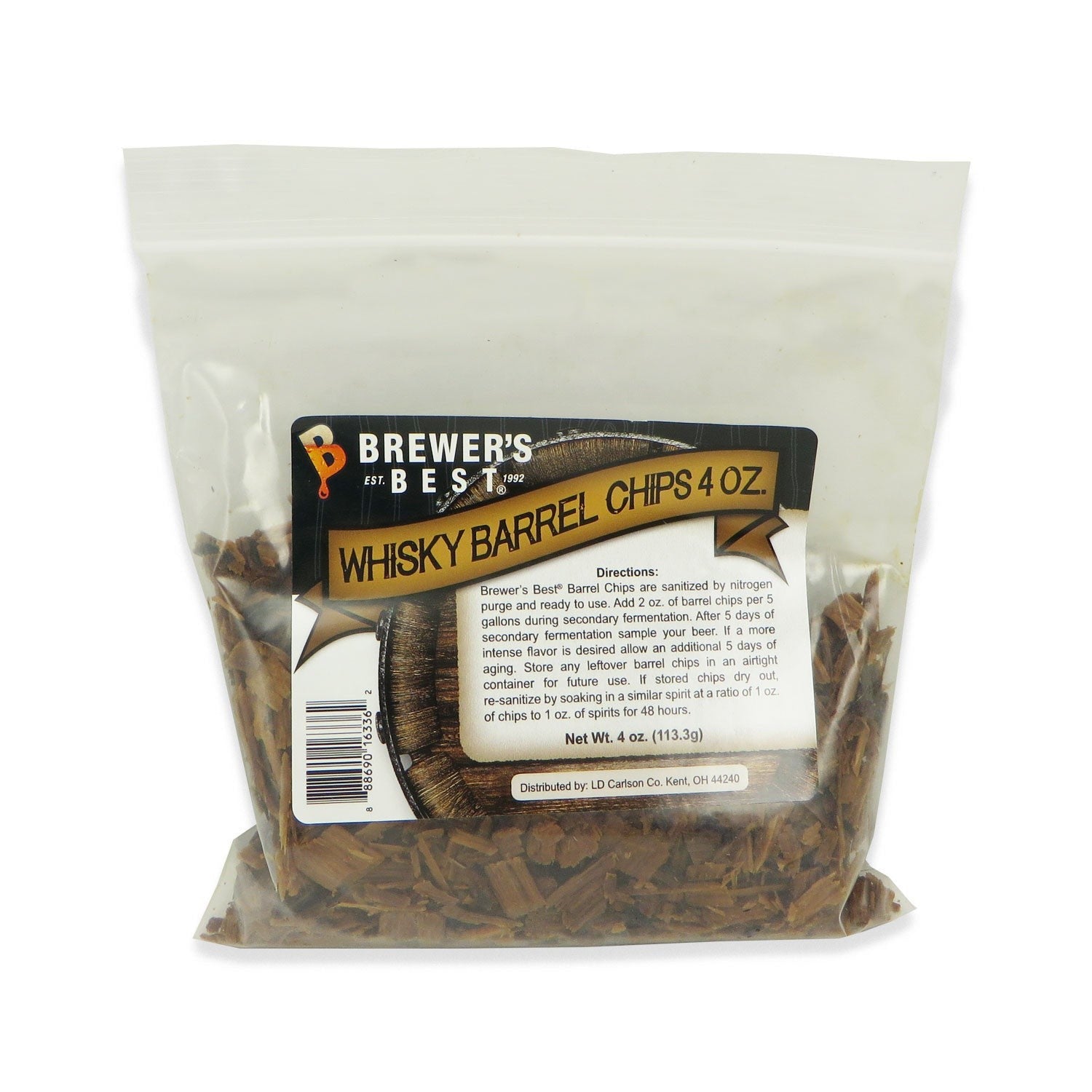 Whisky Barrel Chips - 4oz
