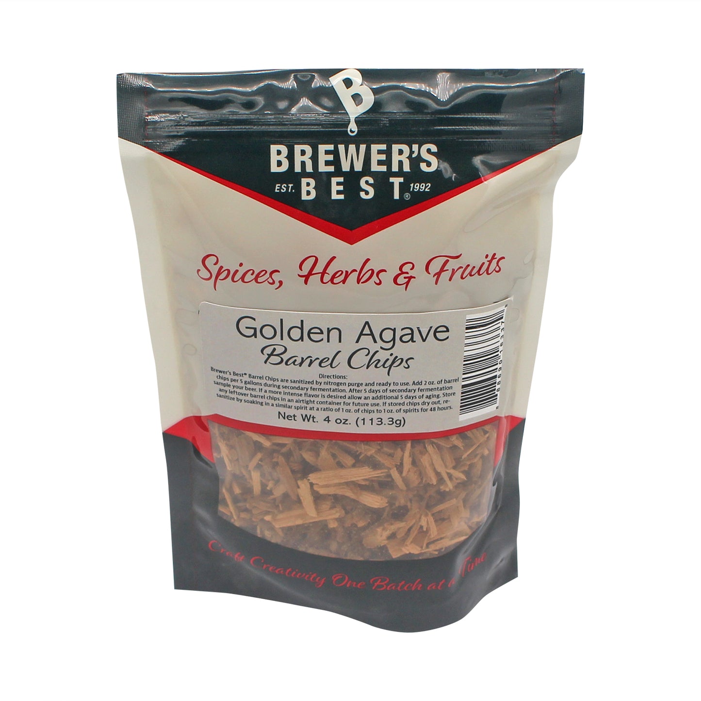 Brewer's Best Tequila Barrel Chips - 4 oz (113 g)